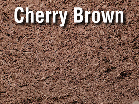 Cherry Brown dyed mulch